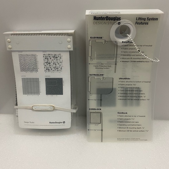 Hunter Douglas DESING STUDIO Fabric samples books lot of 2 - Picture 4 of 9